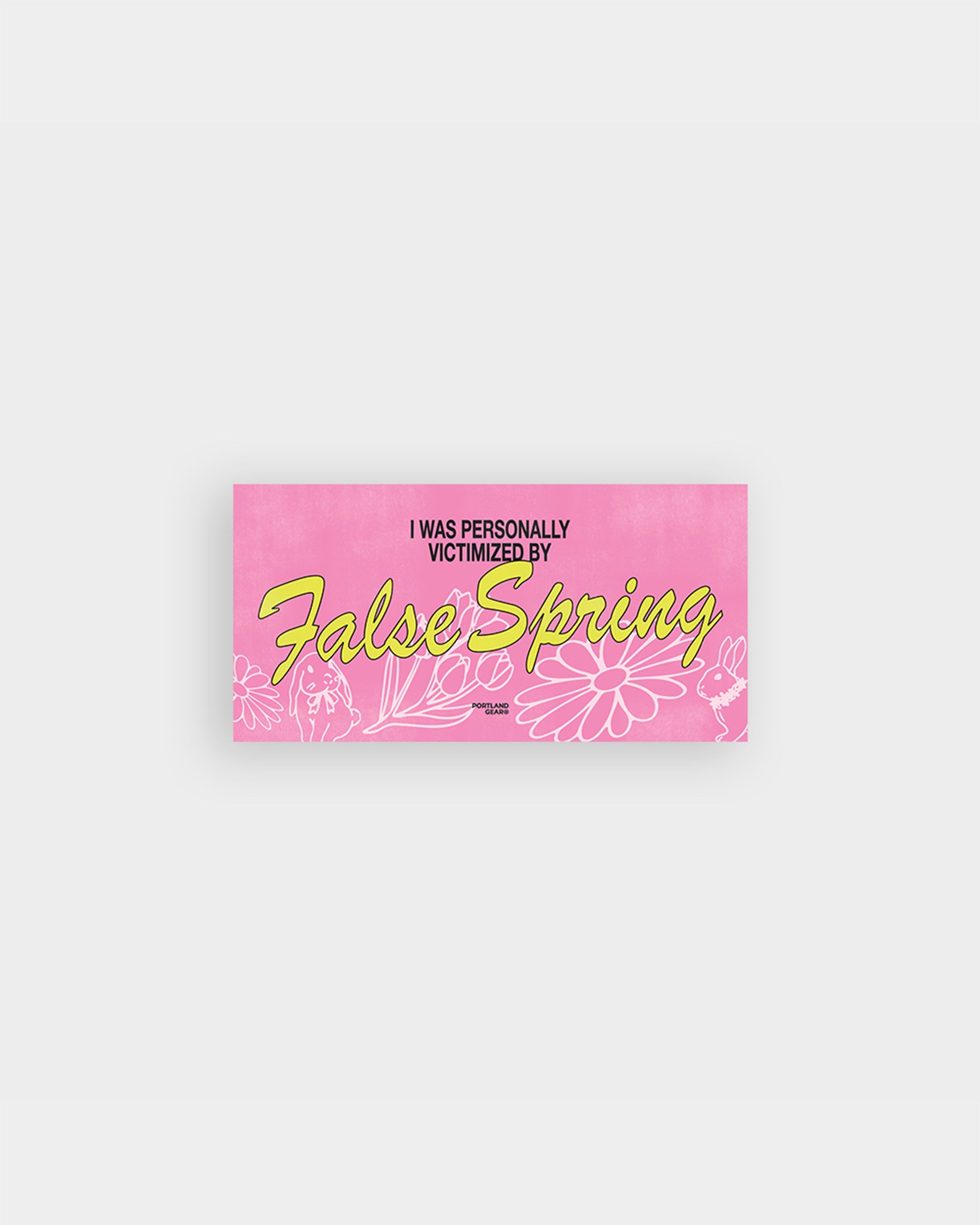 False Spring Sticker