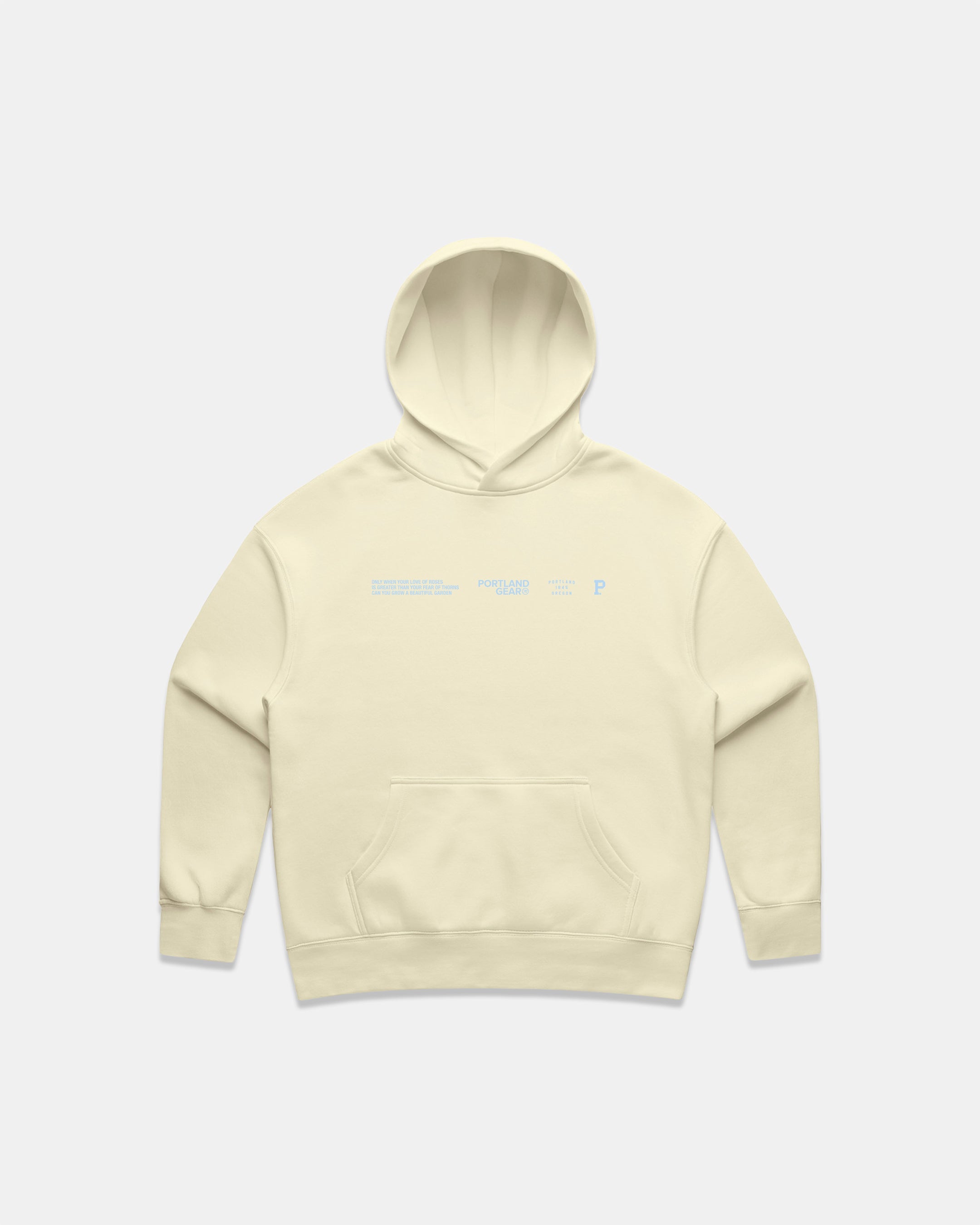 Women's Sueded Slogan Hoodie - Butter