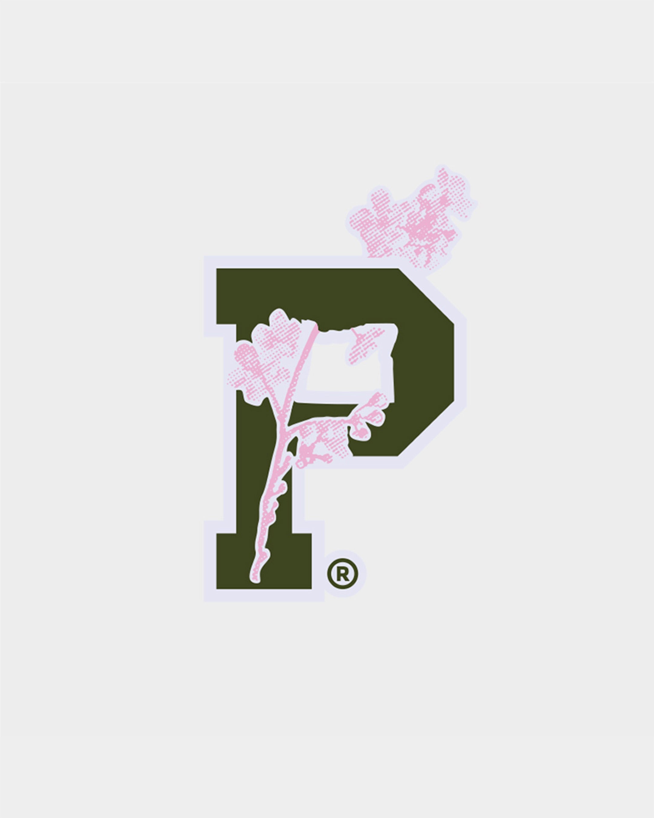 Cherry Blossom "P" Sticker