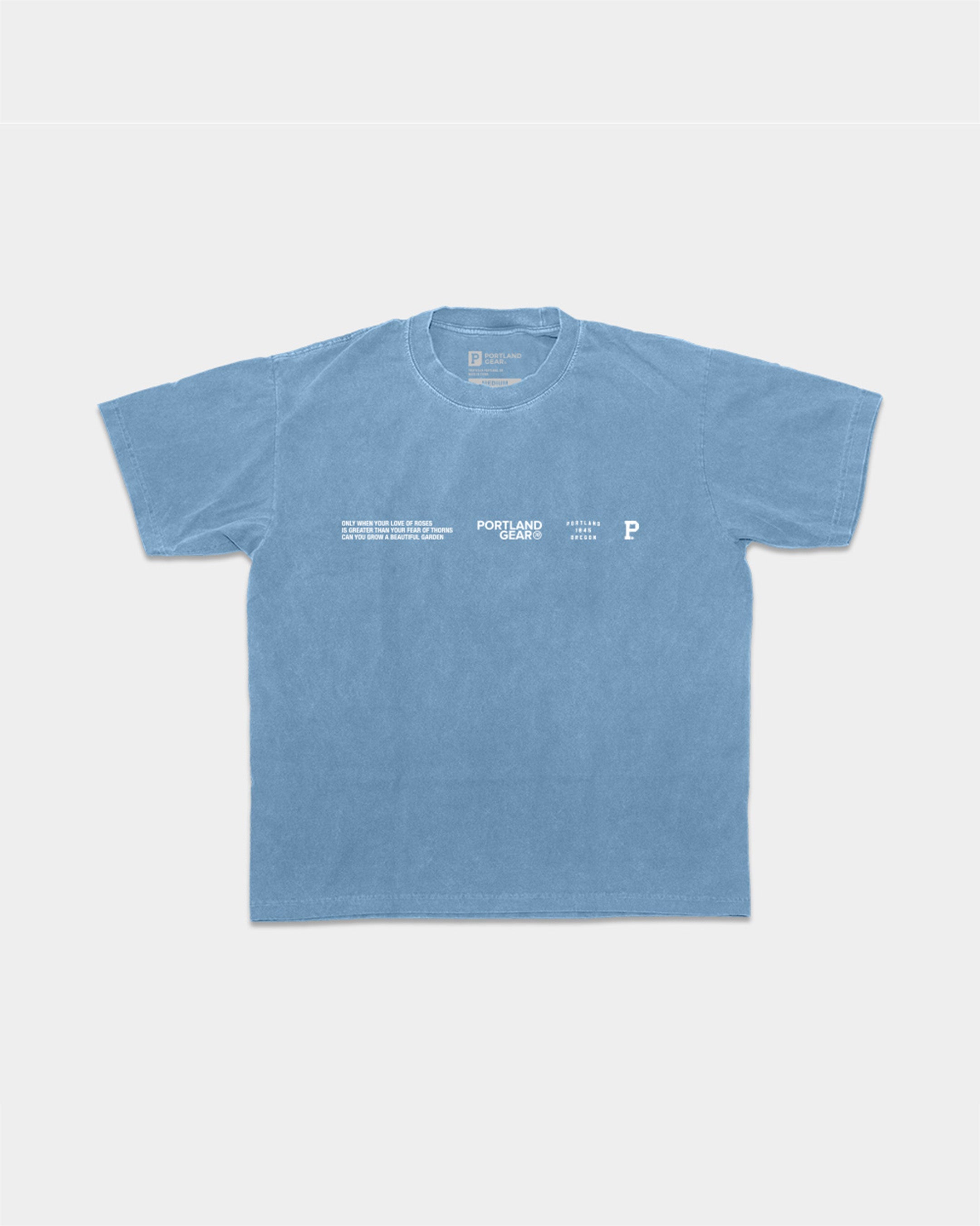 All-American Slogan Tee - Sky